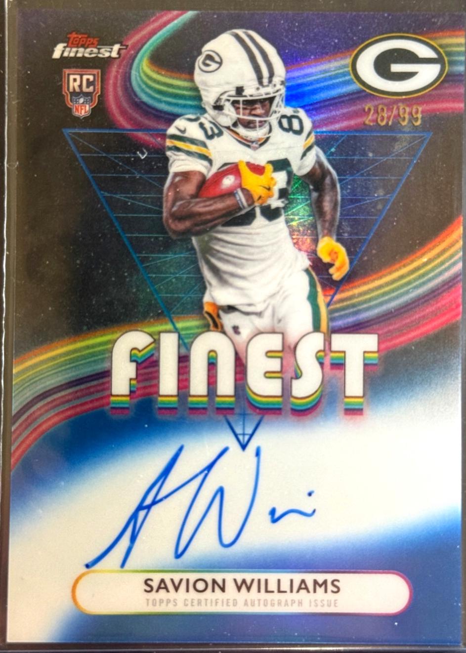 Savion Williams [Blue Refractor] #RFA-SW