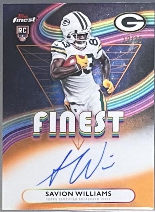 Savion Williams [Orange Refractor] #RFA-SW