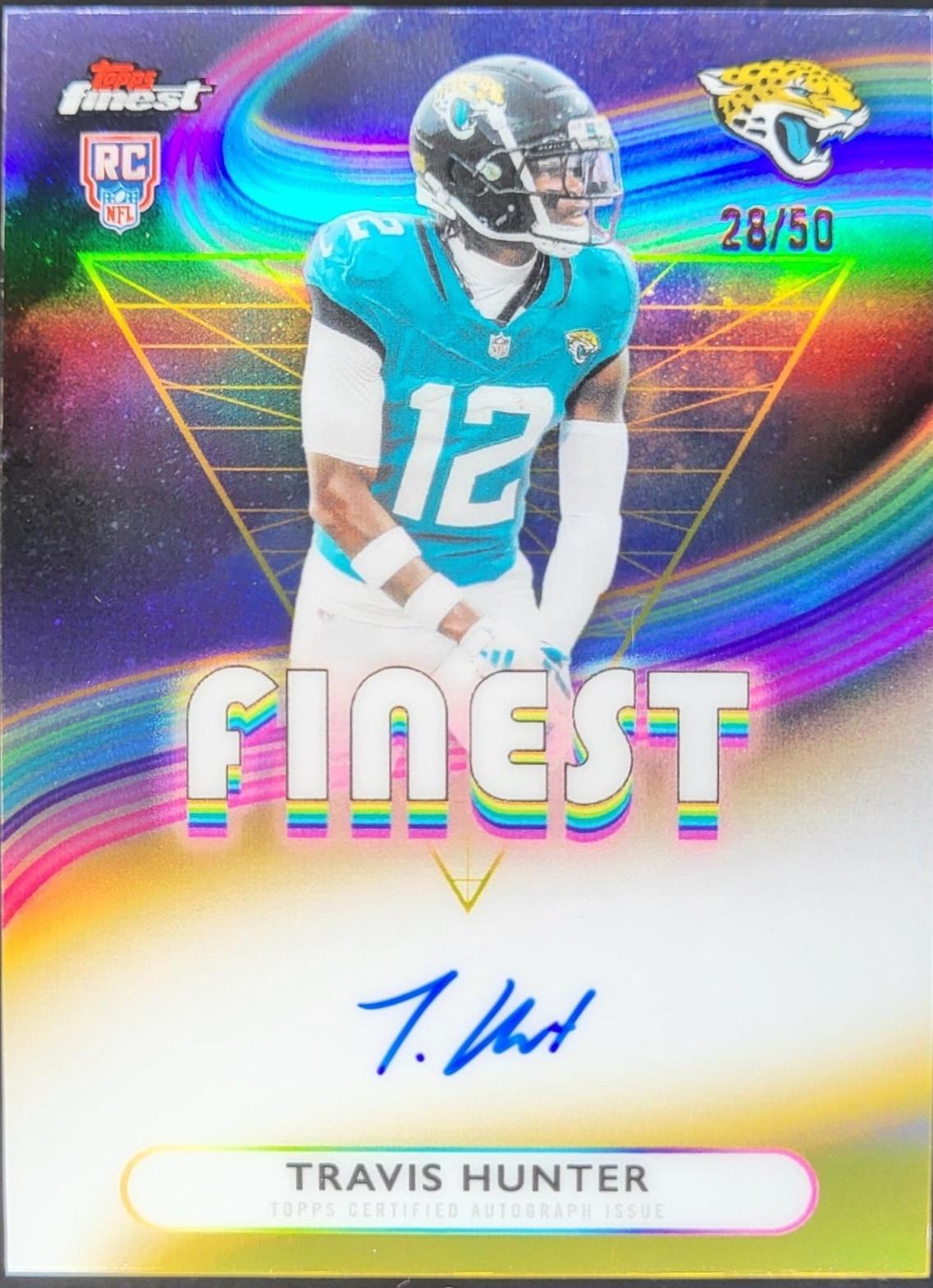 Travis Hunter [Gold Refractor] #RFA-THU