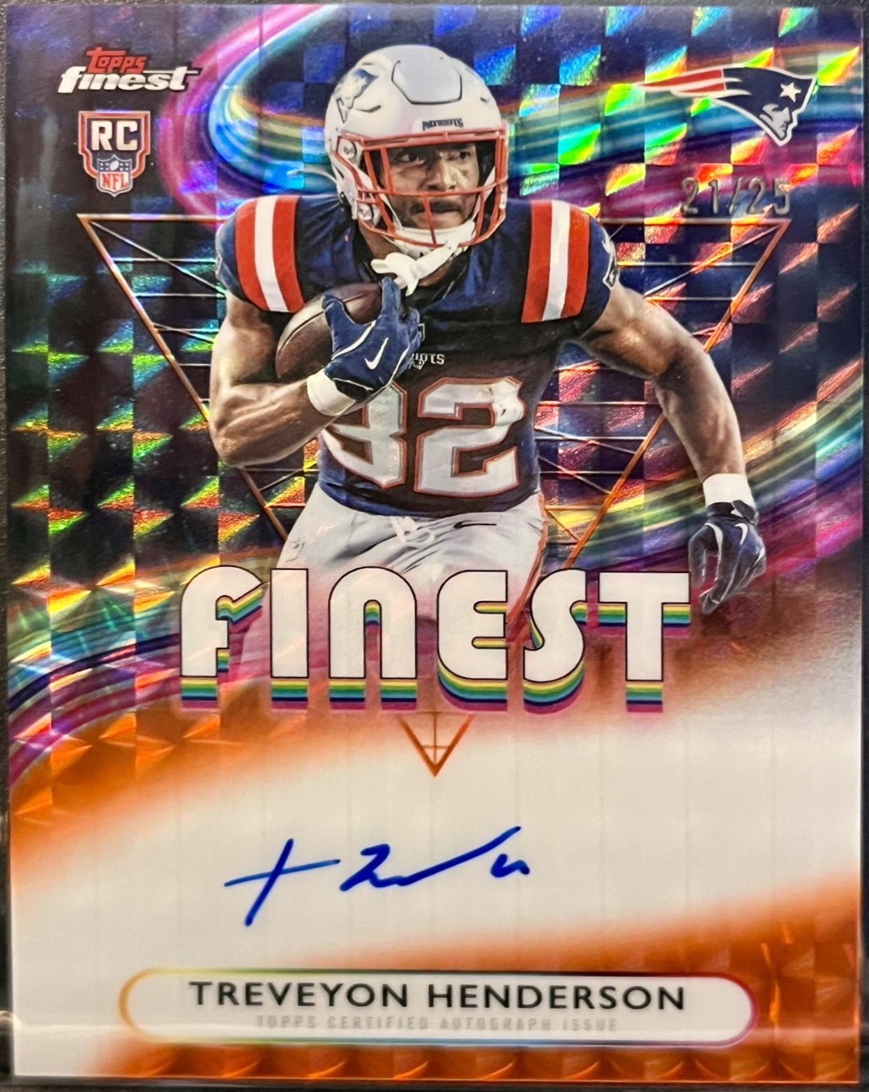 TreVeyon Henderson [Orange Geometric] #RFA-TVH