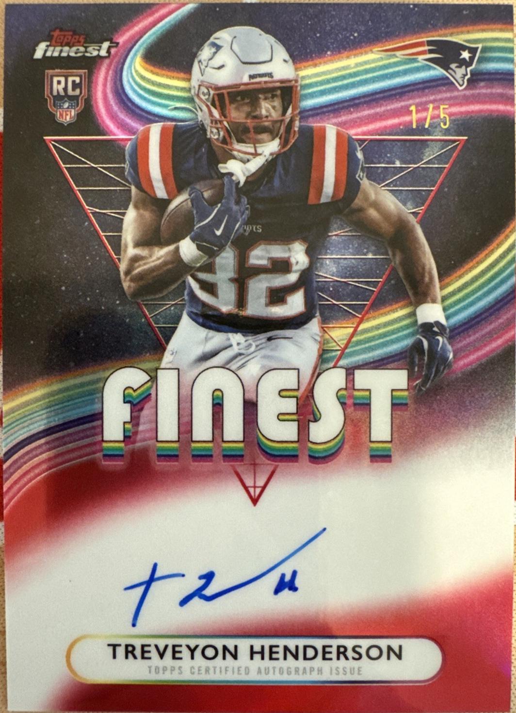 TreVeyon Henderson [Red Geometric] #RFA-TVH