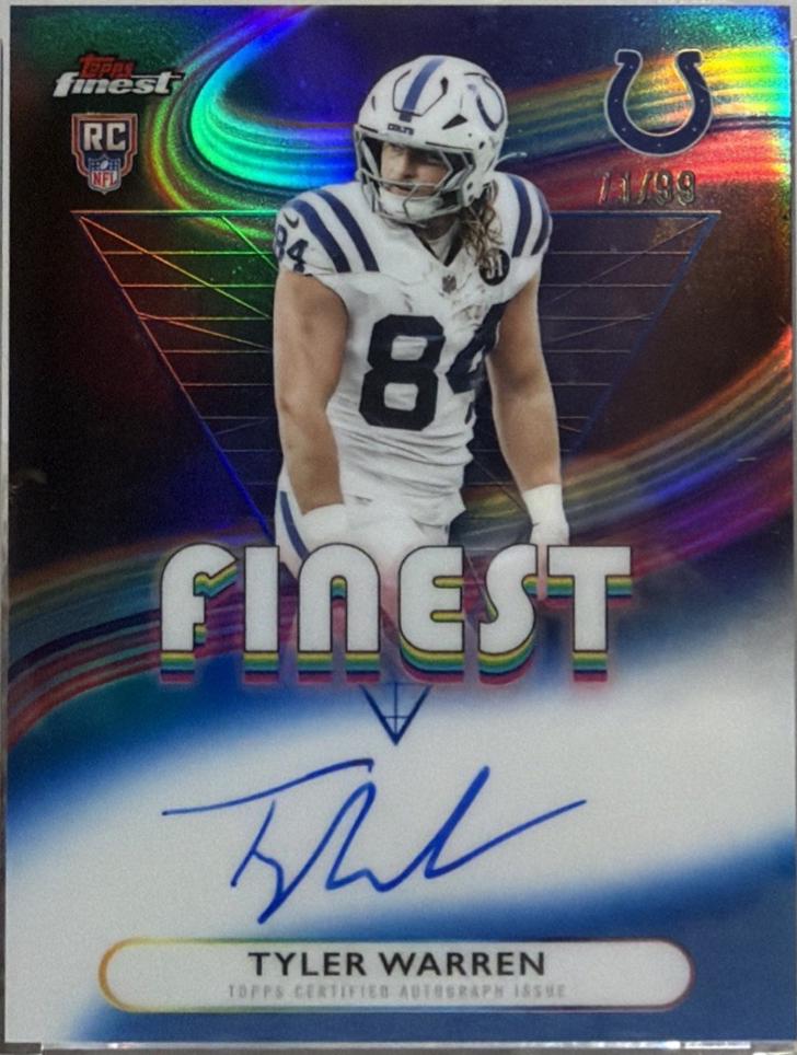 Tyler Warren [Blue Refractor] #RFA-TWA