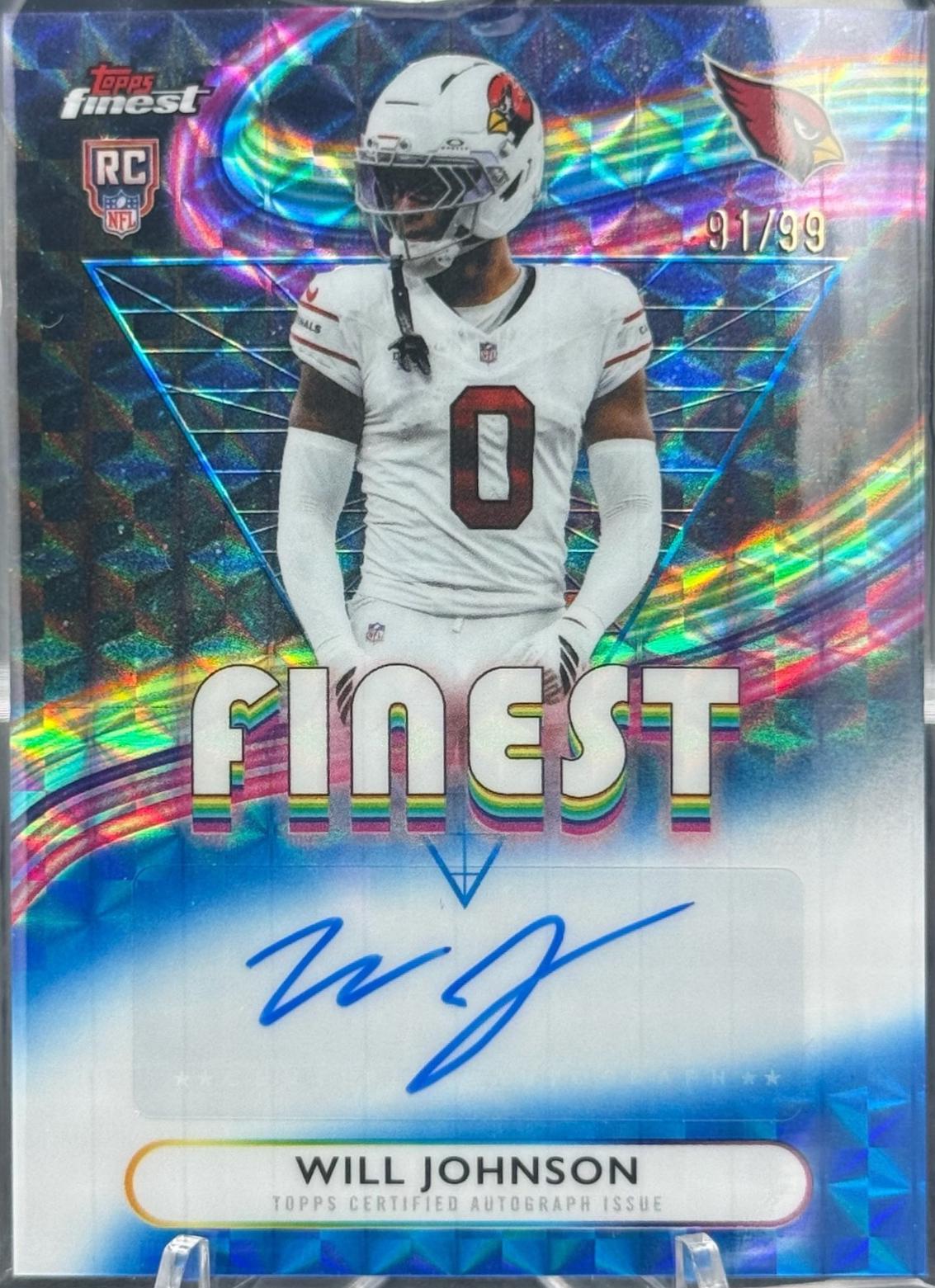 Will Johnson [Blue Refractor] #RFA-WJ