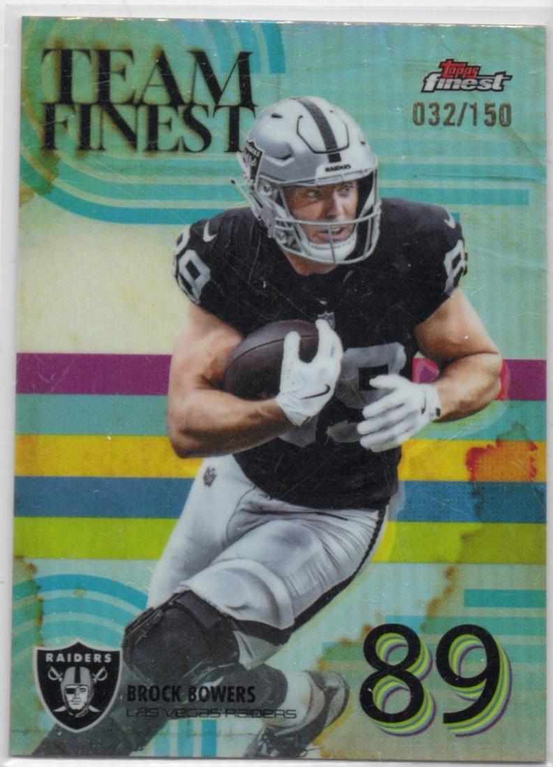 Brock Bowers [Sky Blue Refractor] #TF-9