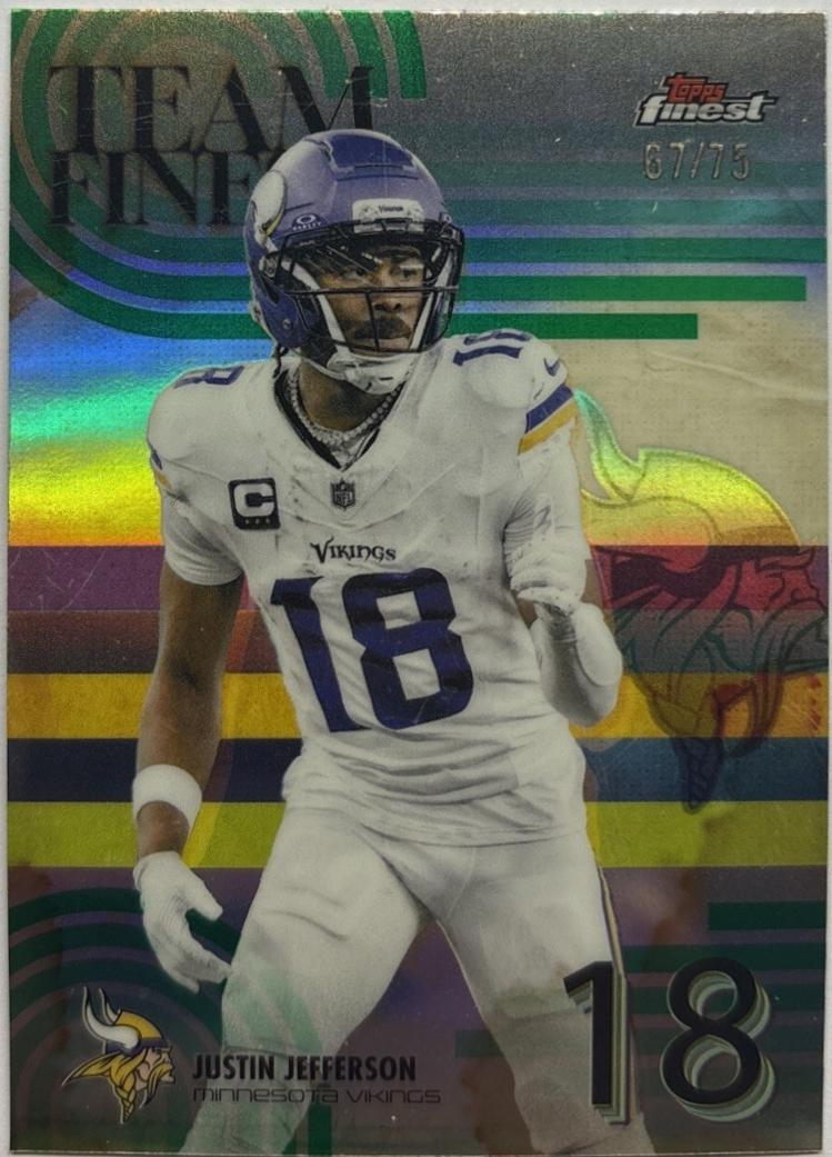 Justin Jefferson [Green Refractor] #TF-8