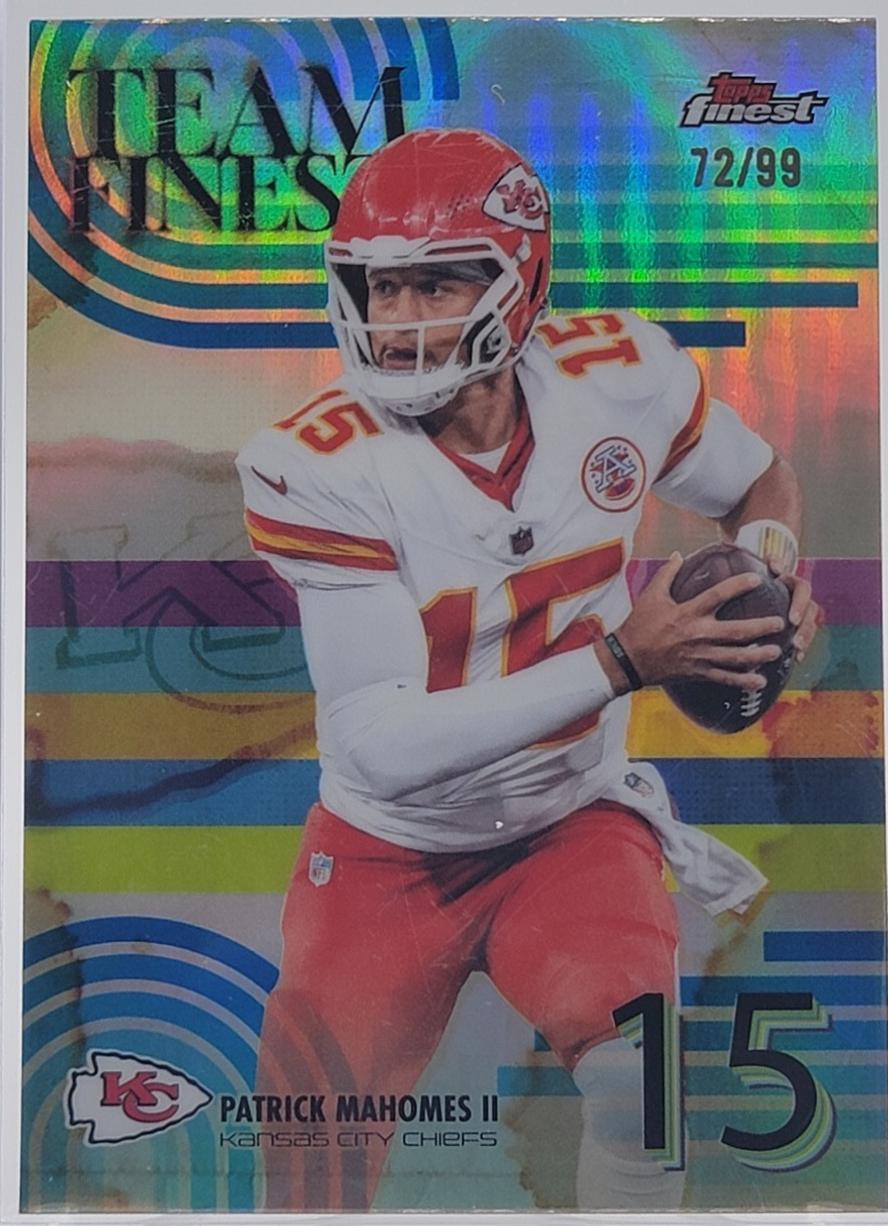 Patrick Mahomes II [Blue Refractor] #TF-3
