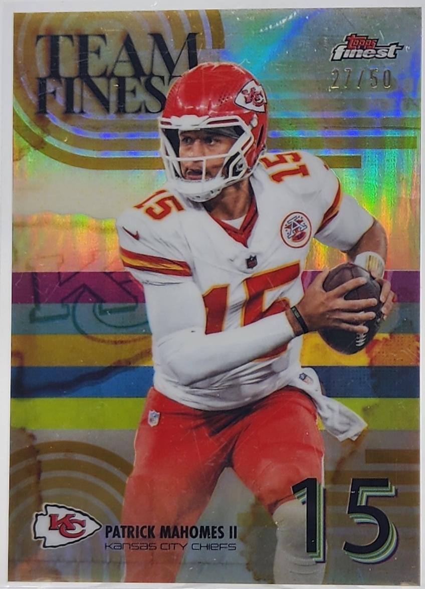 Patrick Mahomes II [Gold Refractor] #TF-3