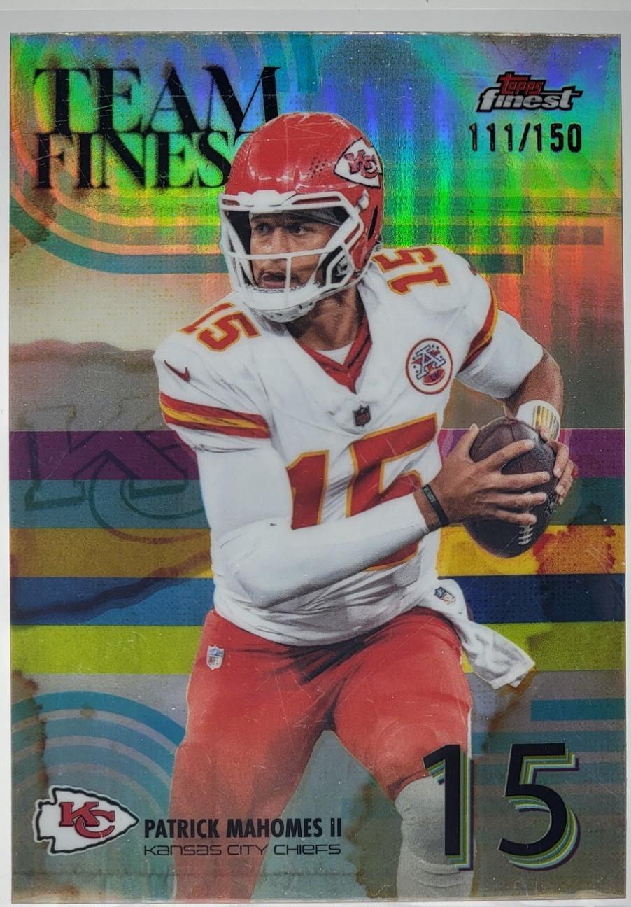 Patrick Mahomes II [Sky Blue Refractor] #TF-3