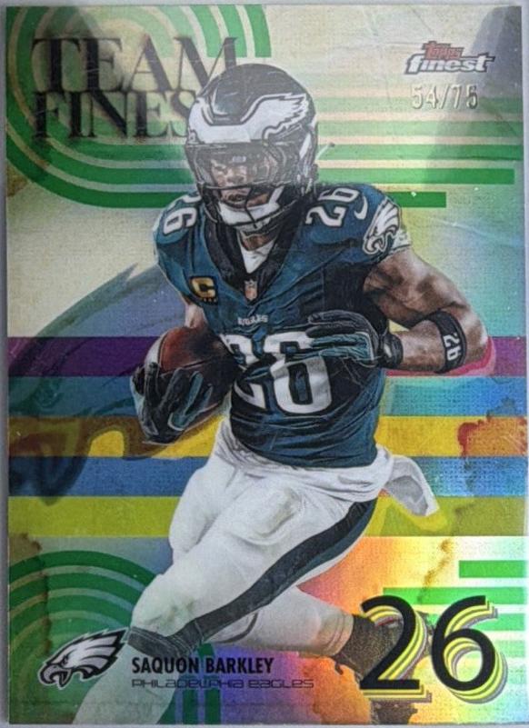 Saquon Barkley [Green Refractor] #TF-5