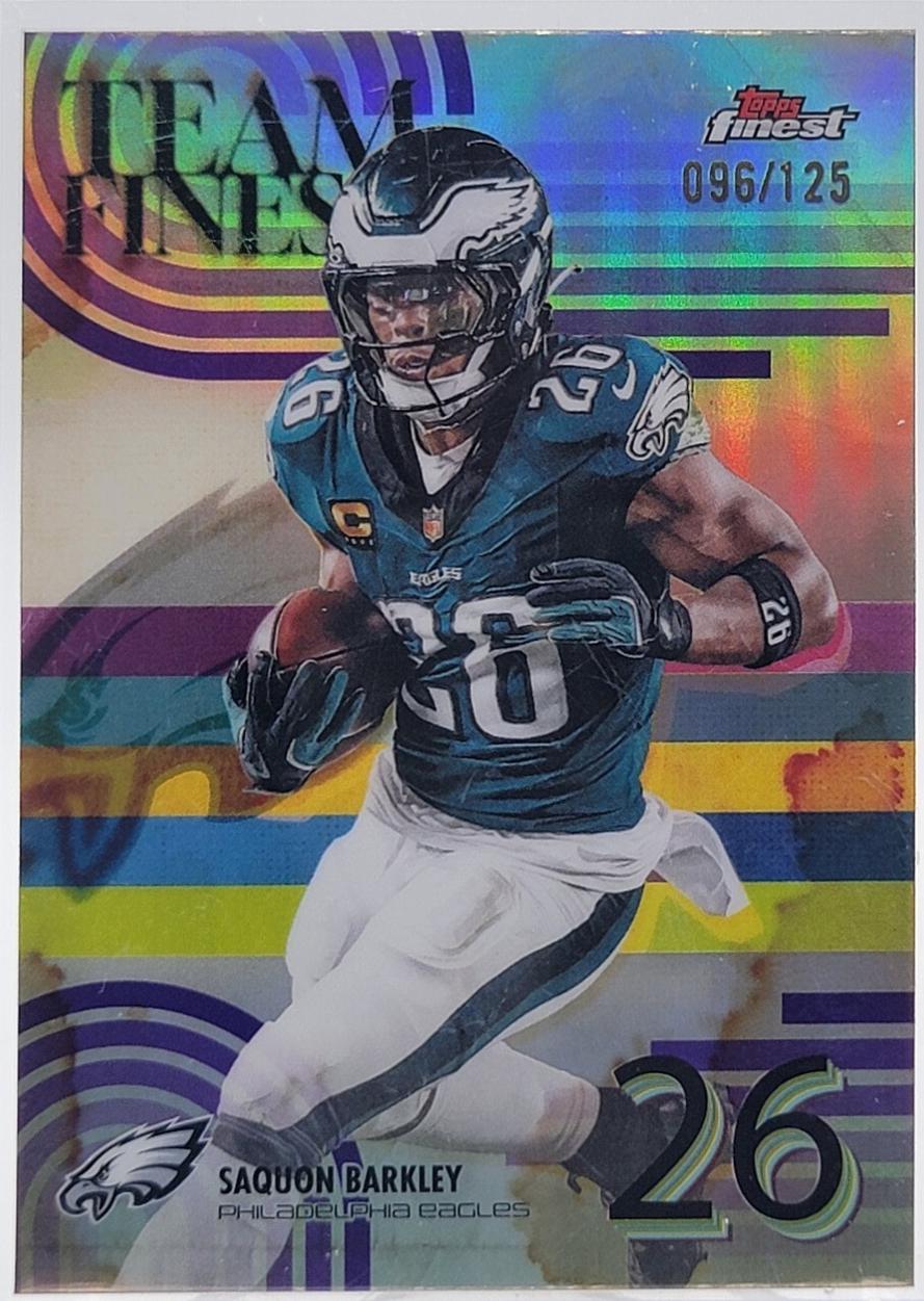 Saquon Barkley [Purple Refractor] #TF-5