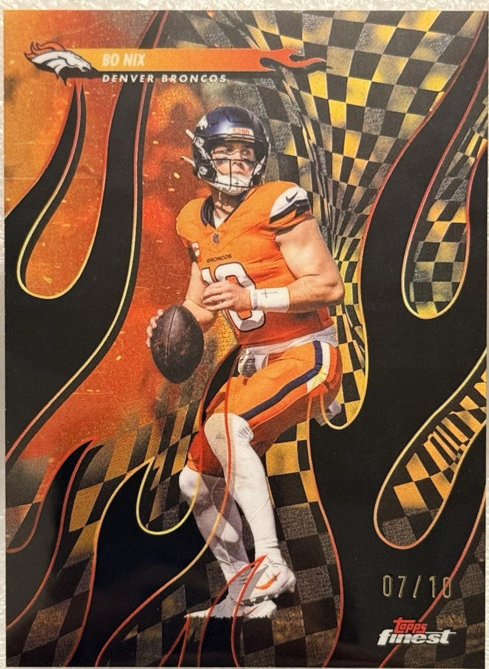 Bo Nix [Black Geometric] #T-15