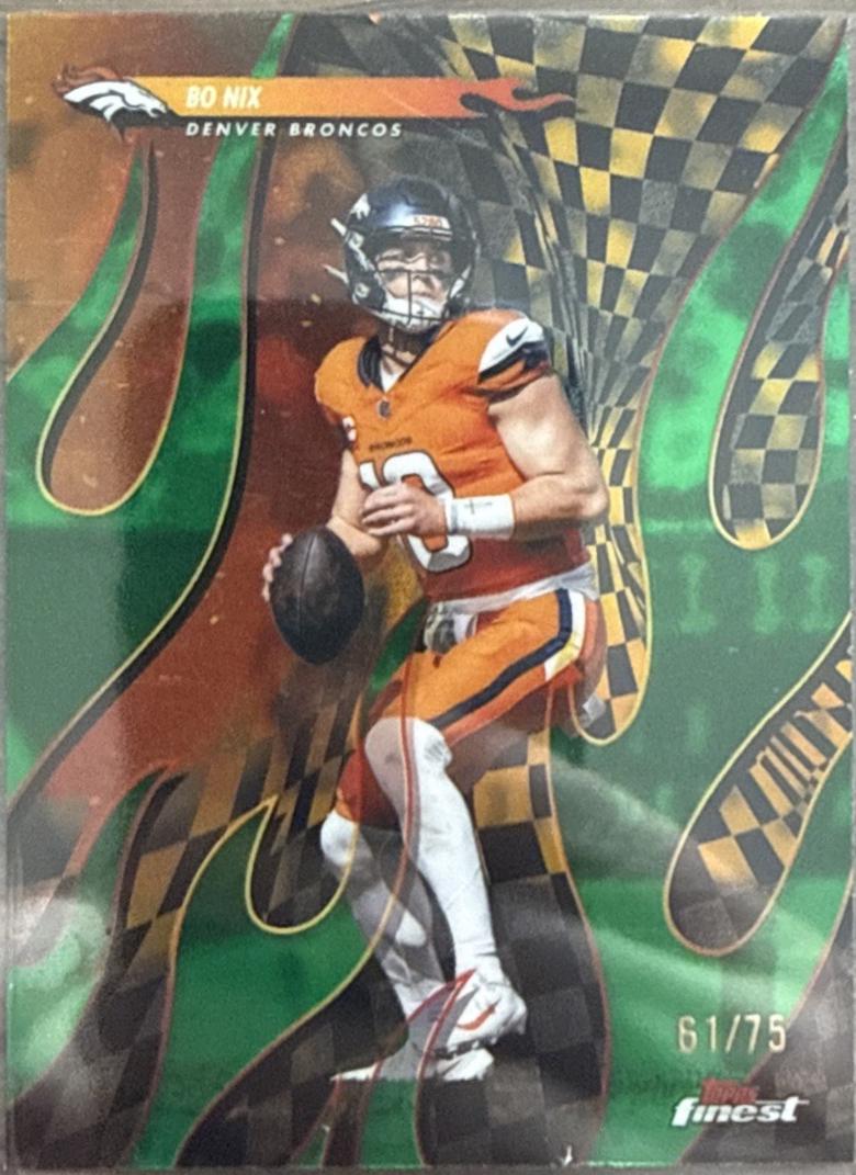 Bo Nix [Green Refractor] #T-15