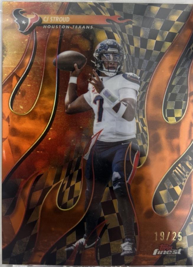 CJ Stroud [Orange Geometric] #T-18