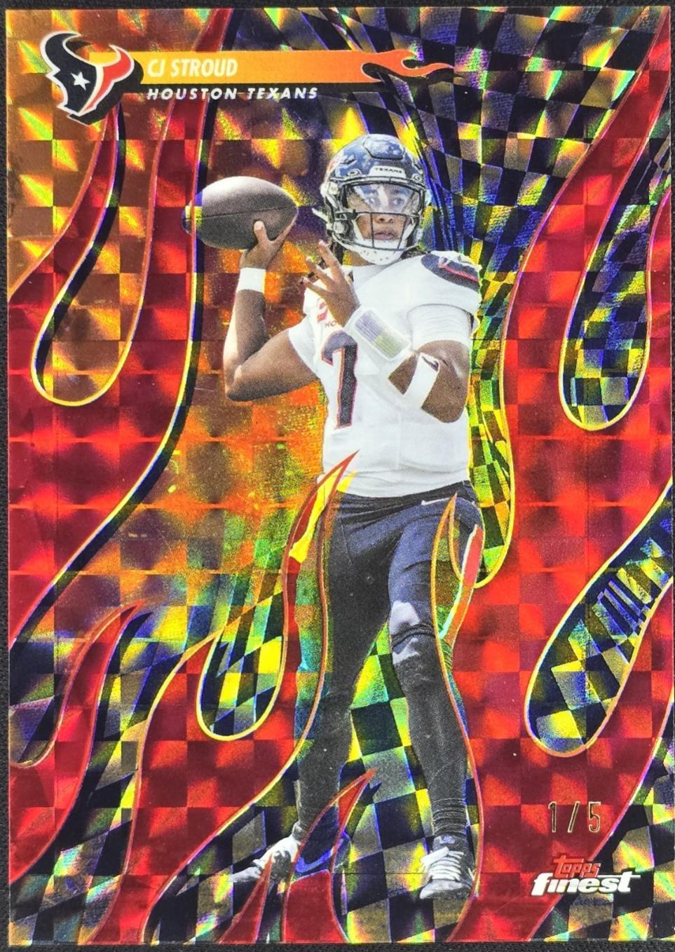 CJ Stroud [Red Geometric] #T-18