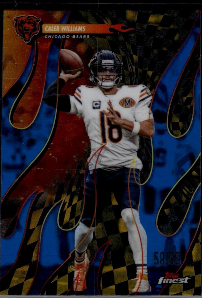Caleb Williams [Blue Refractor] #T-12