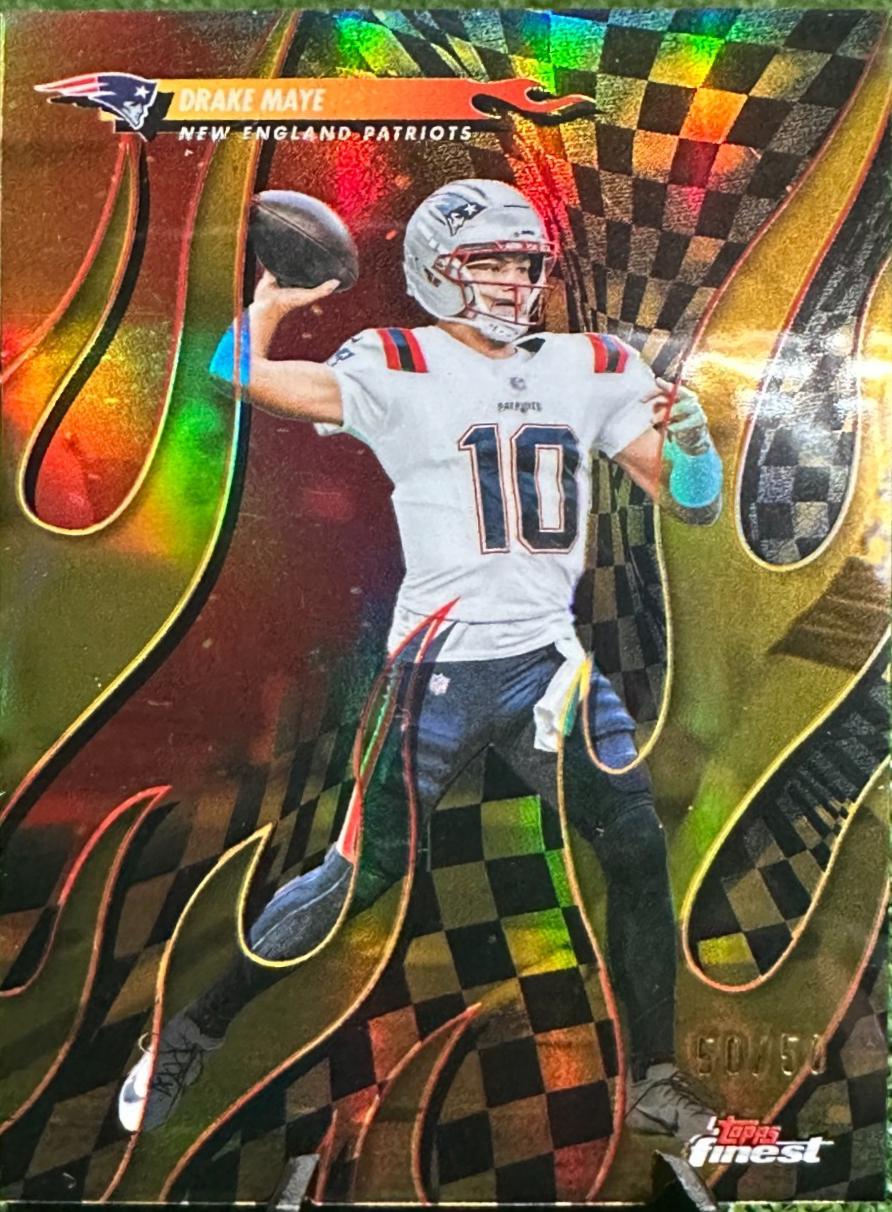 Drake Maye [Gold Refractor] #T-25