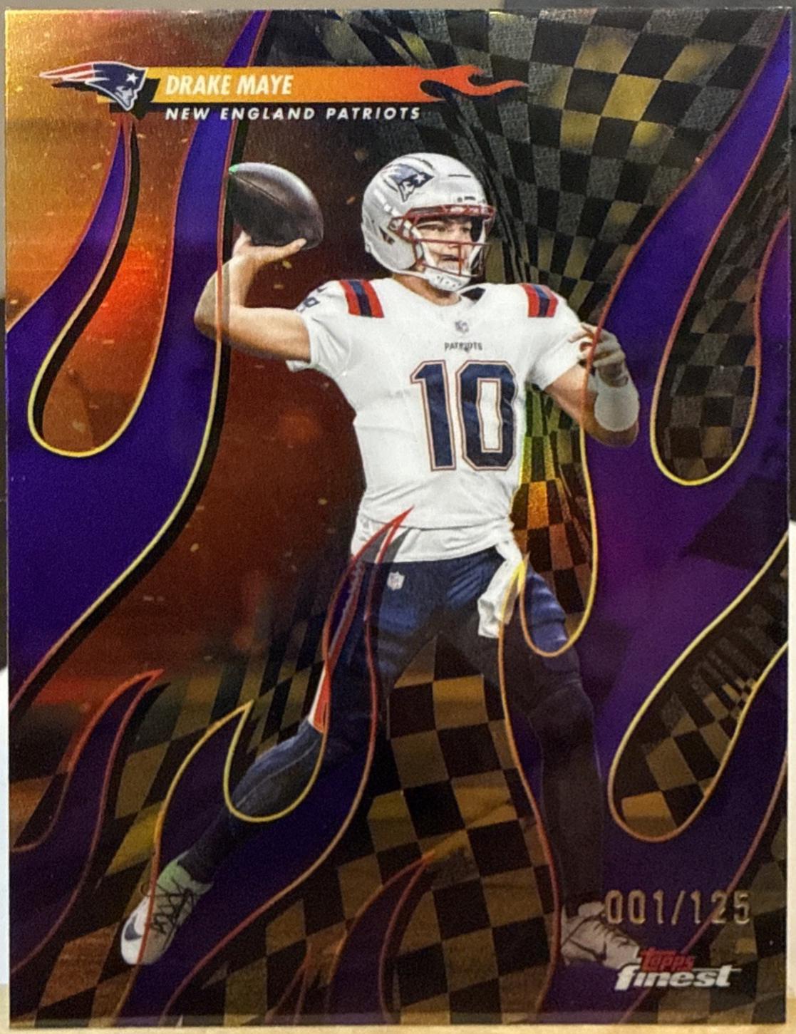 Drake Maye [Purple Refractor] #T-25