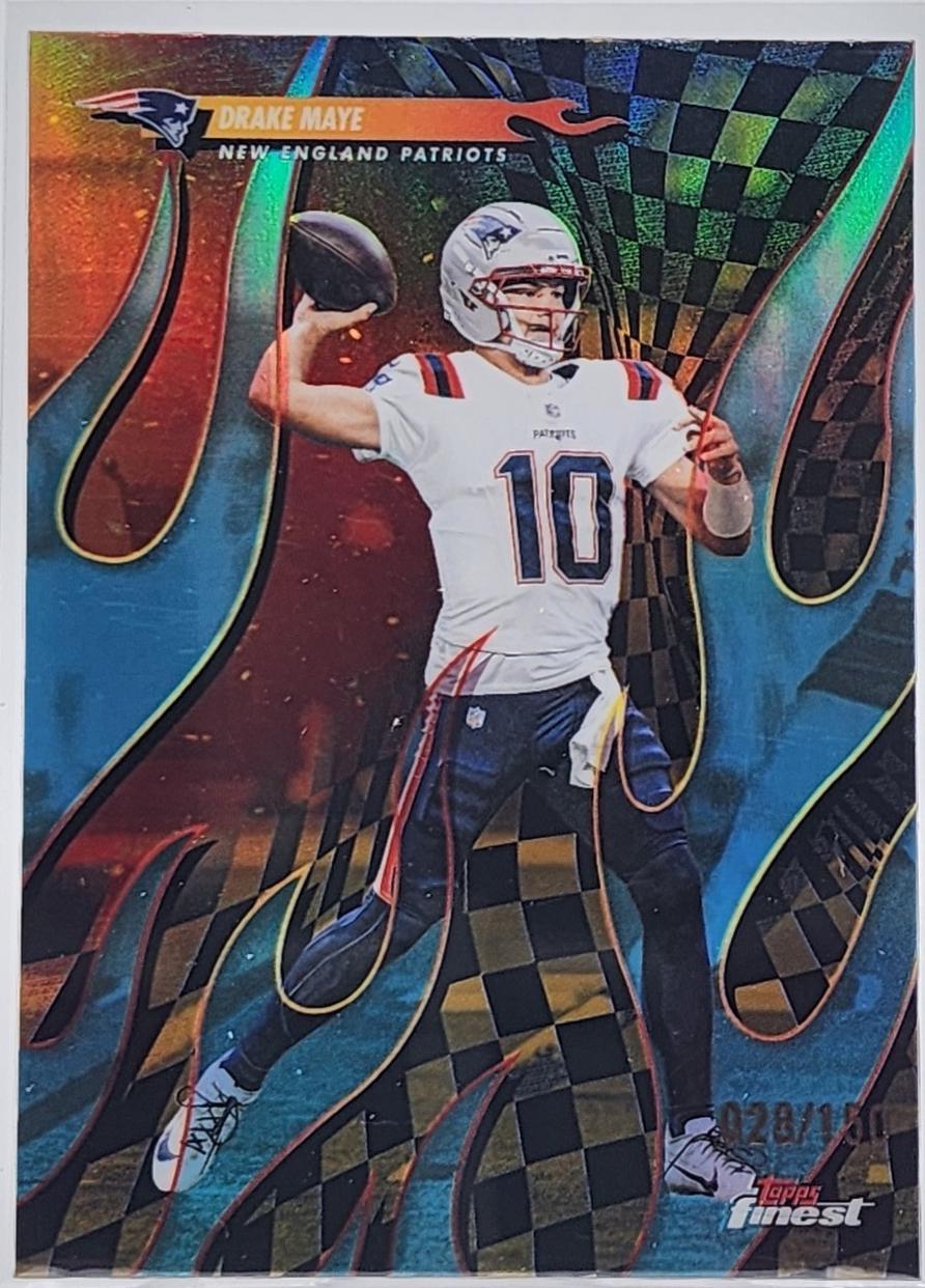 Drake Maye [Sky Blue Refractor] #T-25
