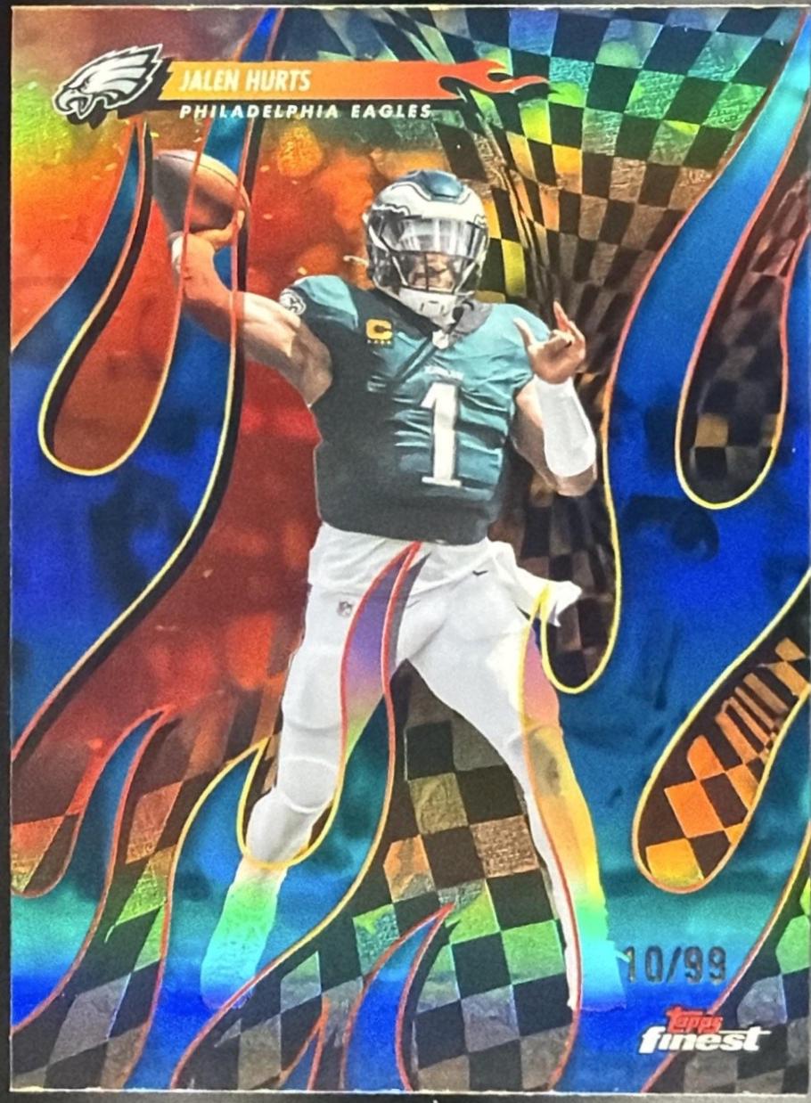 Jalen Hurts [Blue Refractor] #T-26