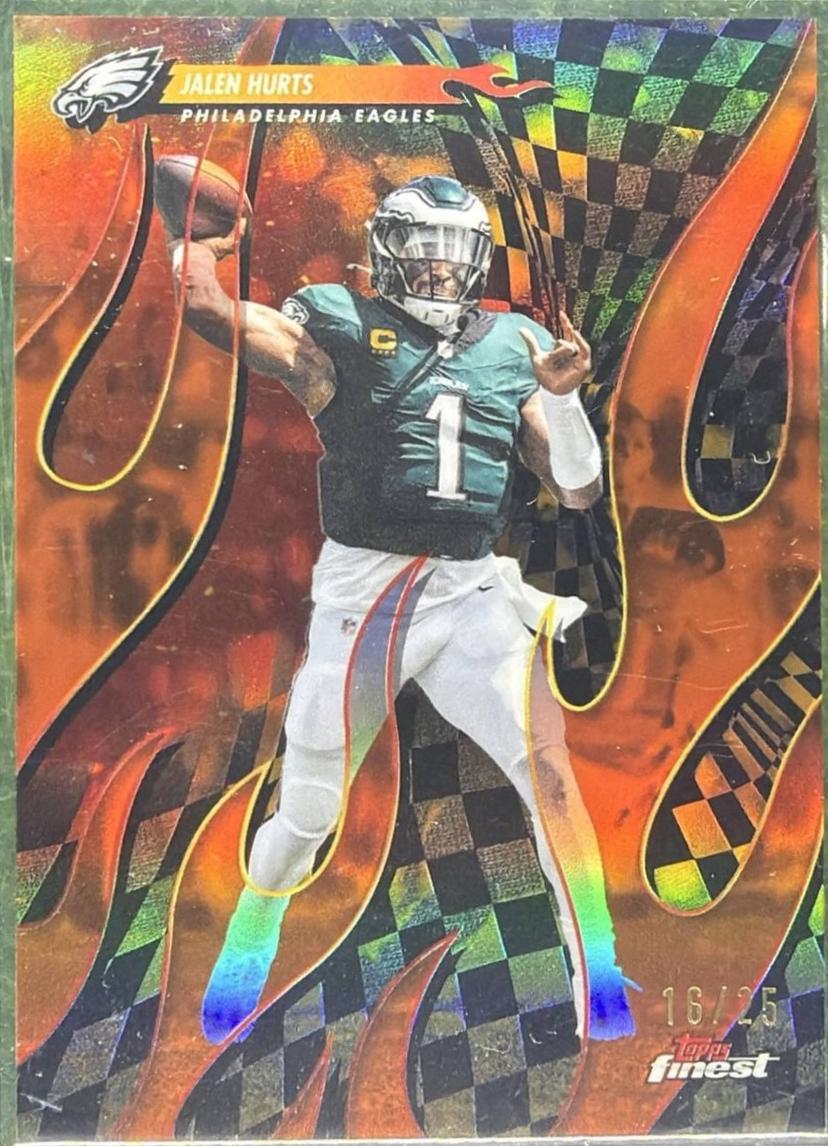 Jalen Hurts [Orange Refractor] #T-26