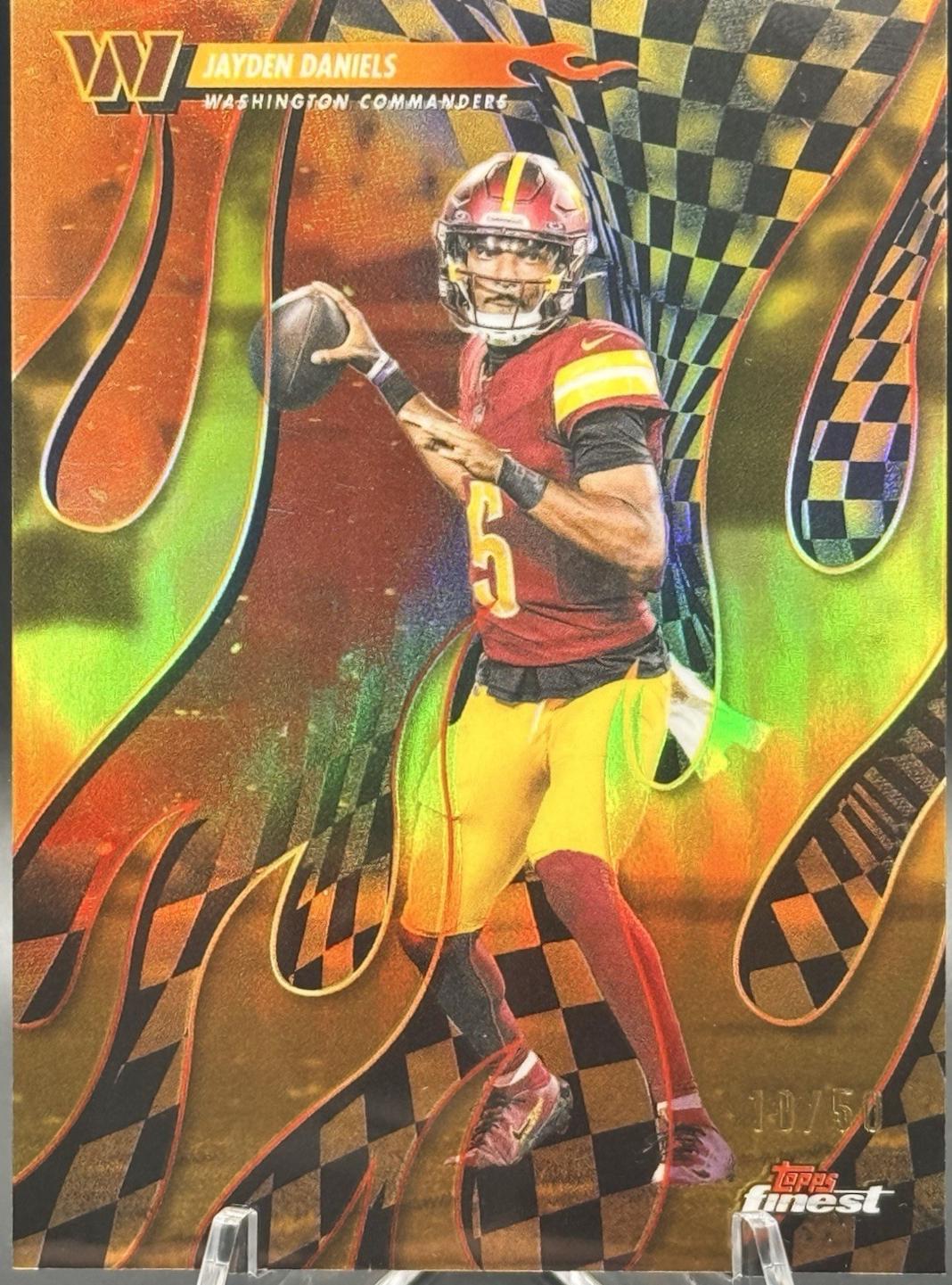 Jayden Daniels [Gold Refractor] #T-30