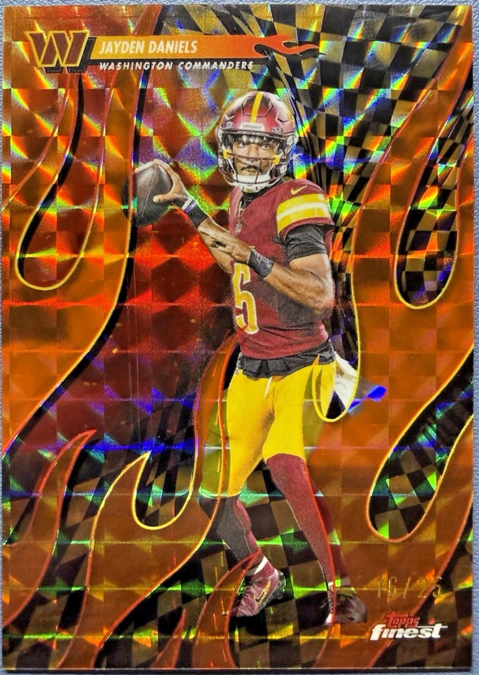Jayden Daniels [Orange Geometric] #T-30