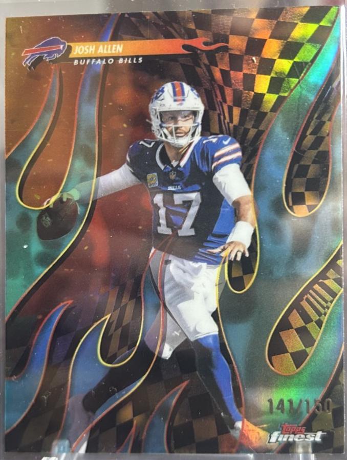 Josh Allen [Sky Blue Refractor] #T-10