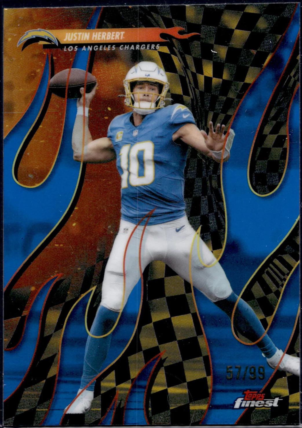 Justin Herbert [Blue Refractor] #T-21