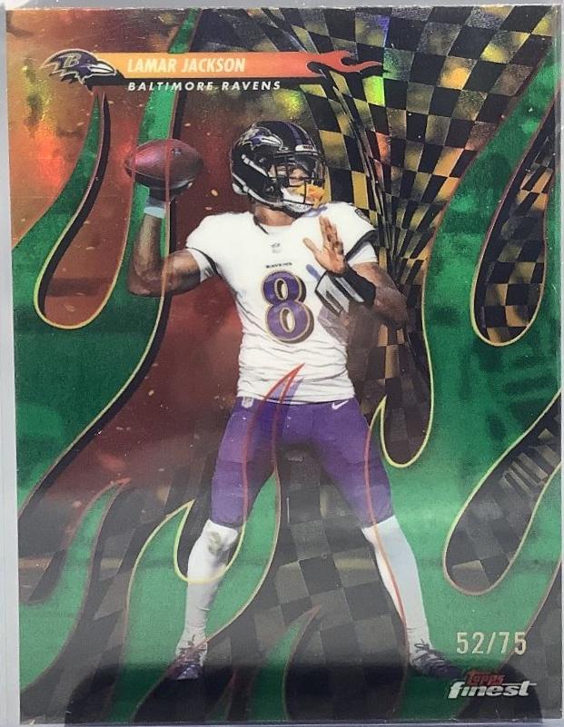 Lamar Jackson [Green Refractor] #T-9