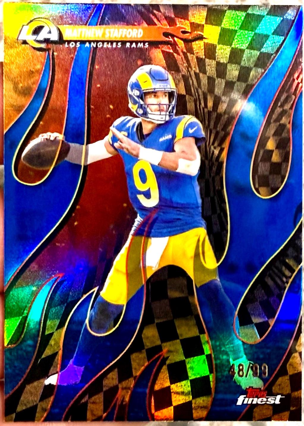 Matthew Stafford [Blue Refractor] #T-22