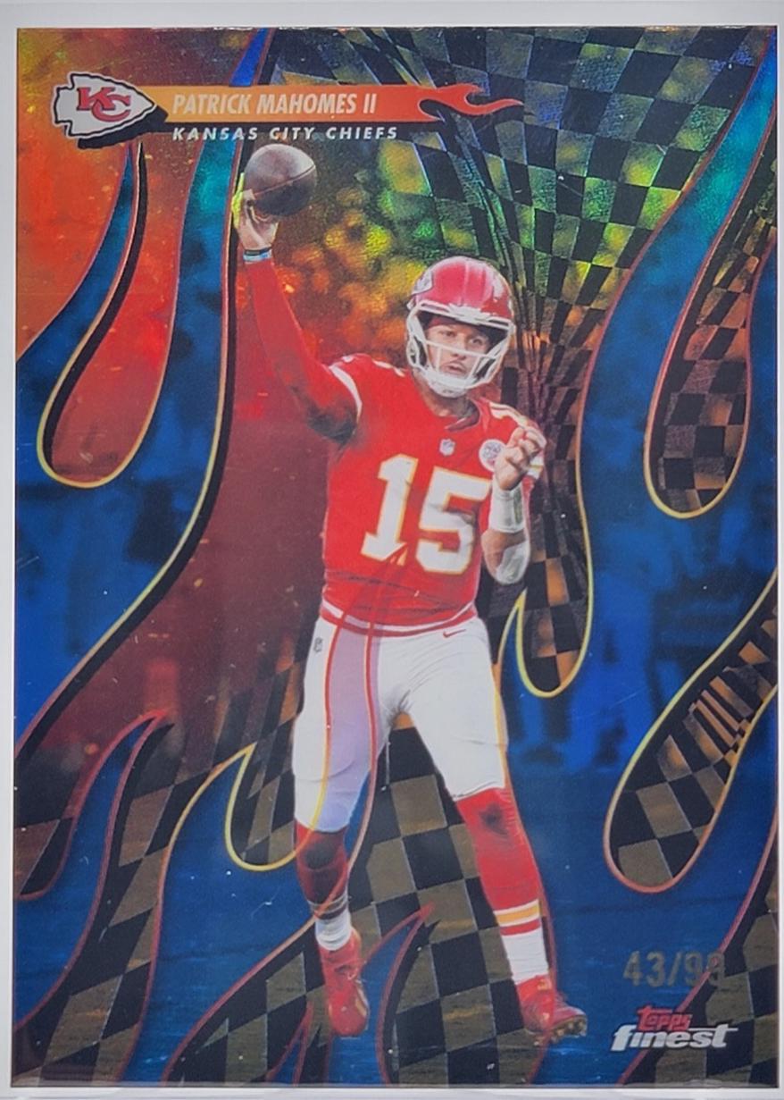 Patrick Mahomes II [Blue Refractor] #T-20