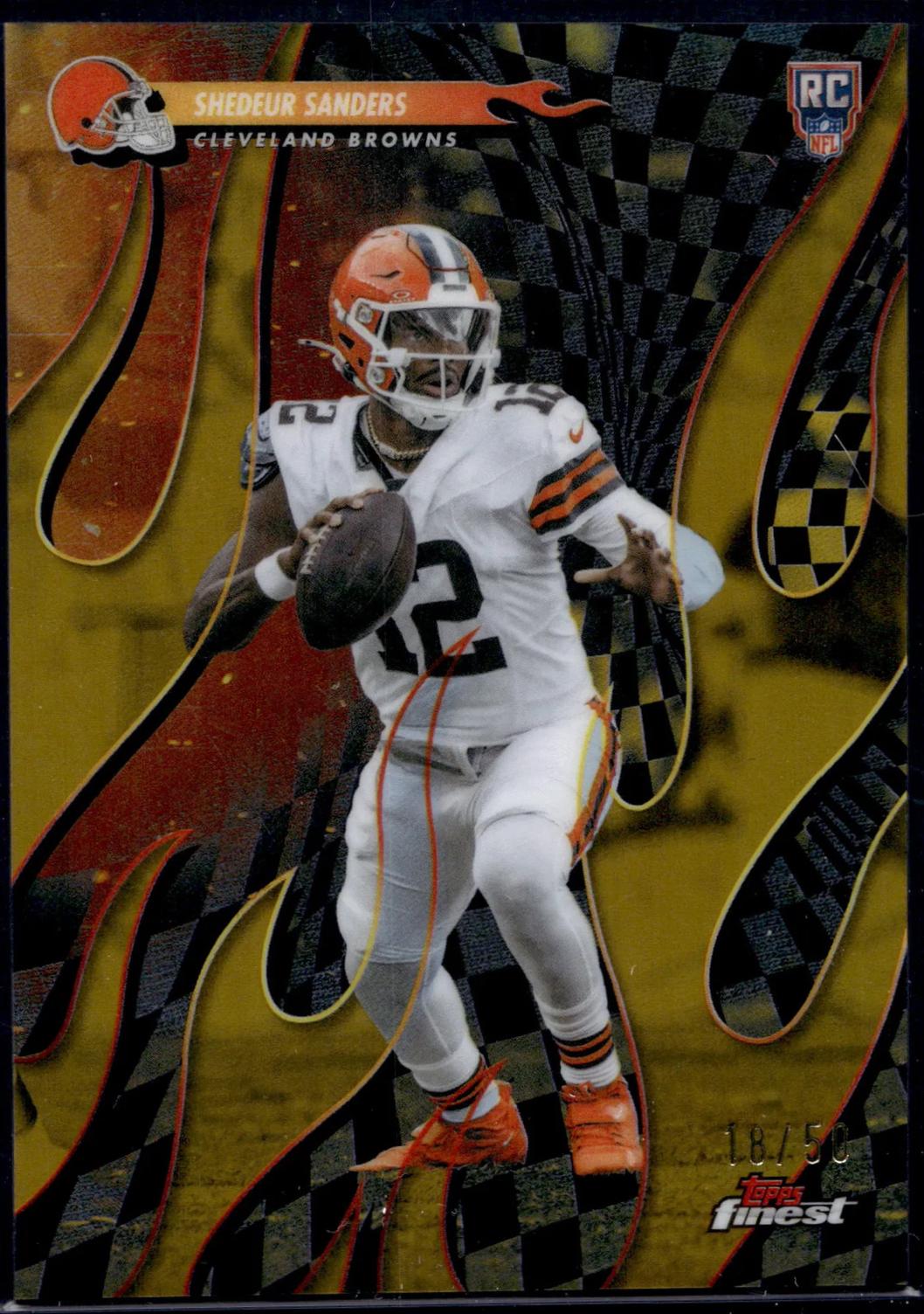 Shedeur Sanders [Gold Refractor] #T-2