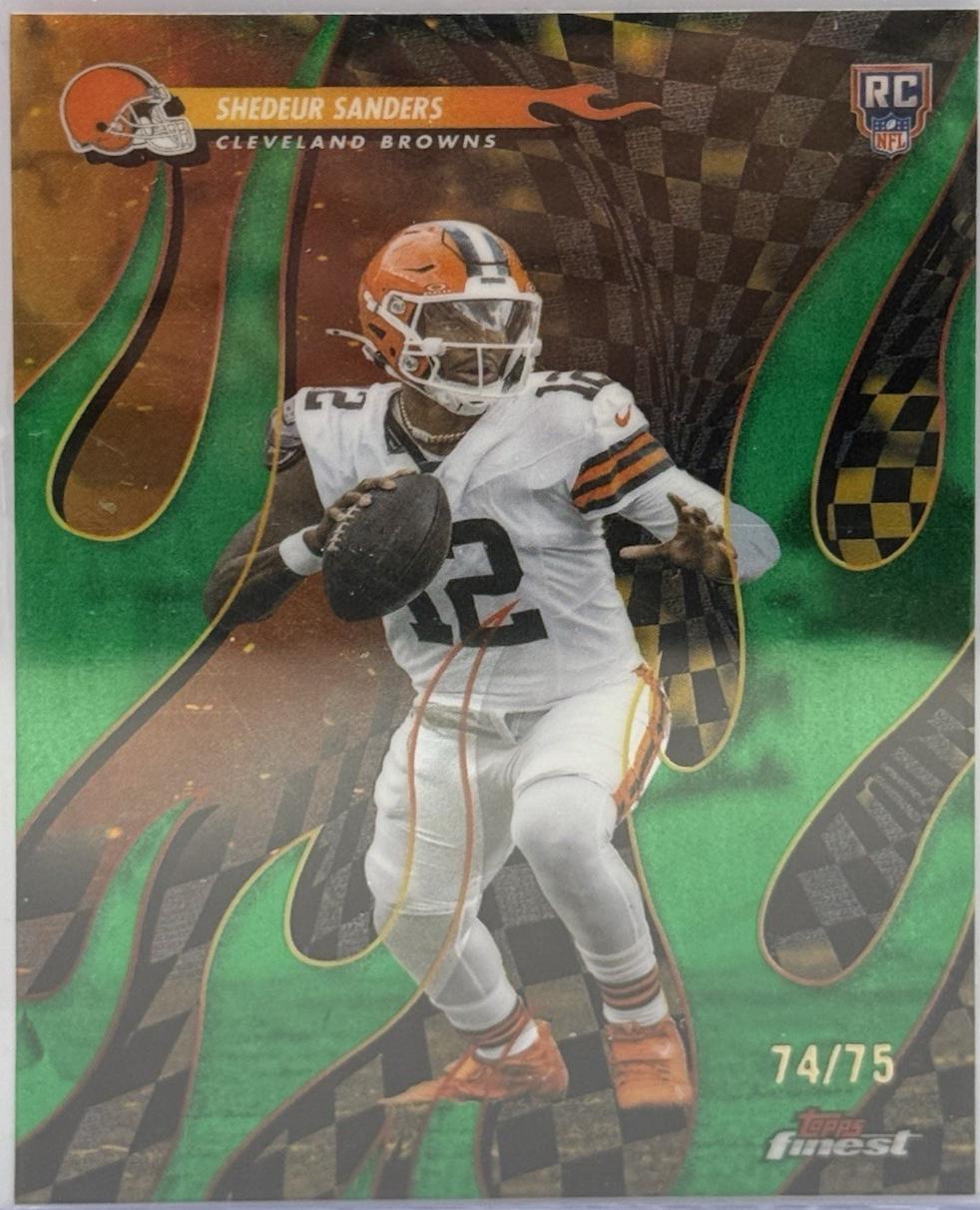 Shedeur Sanders [Green Refractor] #T-2