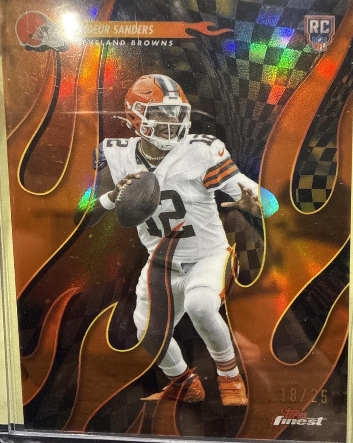 Shedeur Sanders [Orange Geometric] #T-2