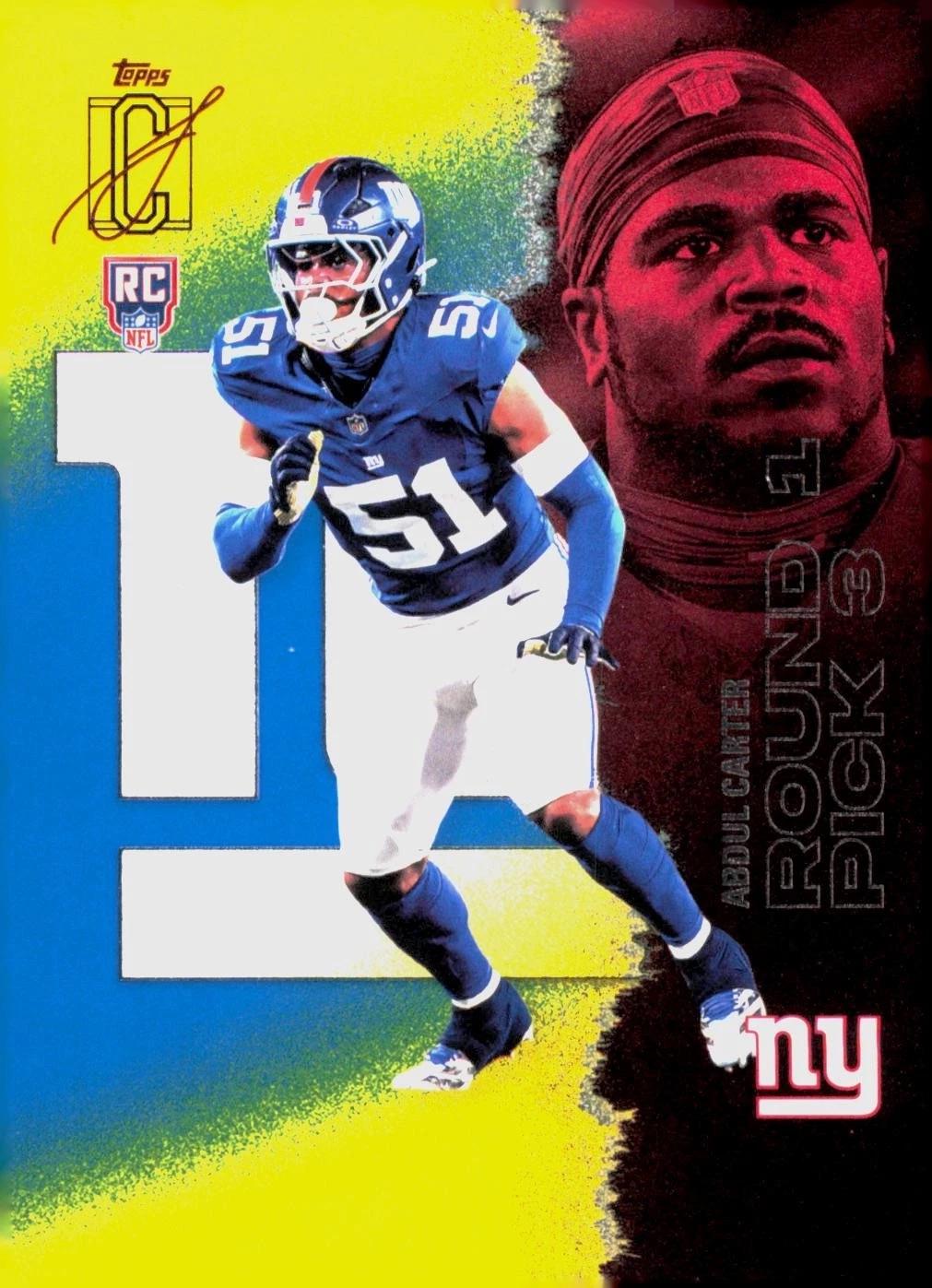 Abdul Carter [Blue Yellow] #118