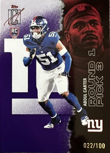 Abdul Carter [Purple] #118