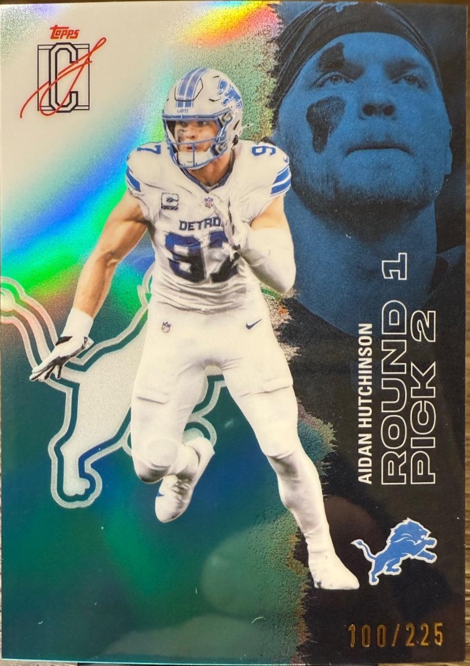 Aidan Hutchinson [Teal Refractor Chrome] #74