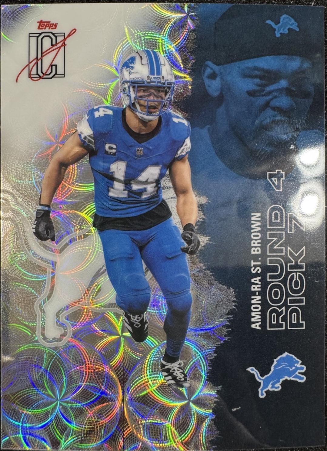 Amon-Ra St. Brown [Kaleidoscope Refractor Chrome] #19