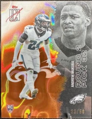 Andrew Mukuba [Orange Lava Refractor Chrome] #162