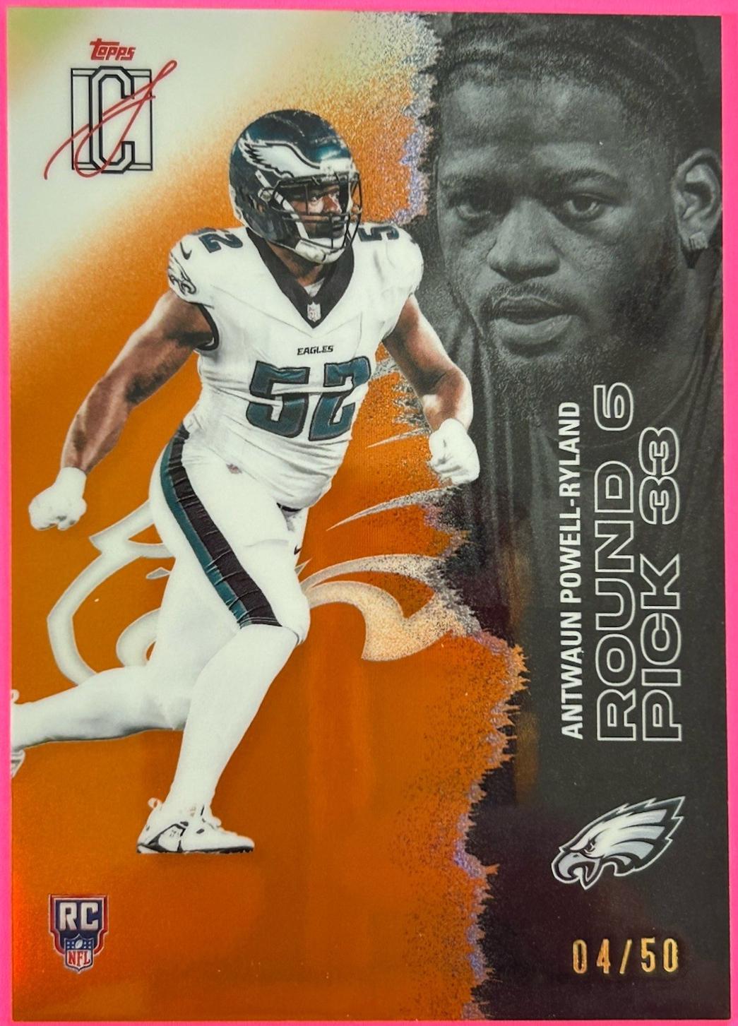Antwaun Powell-Ryland [Orange Refractor Chrome] #246