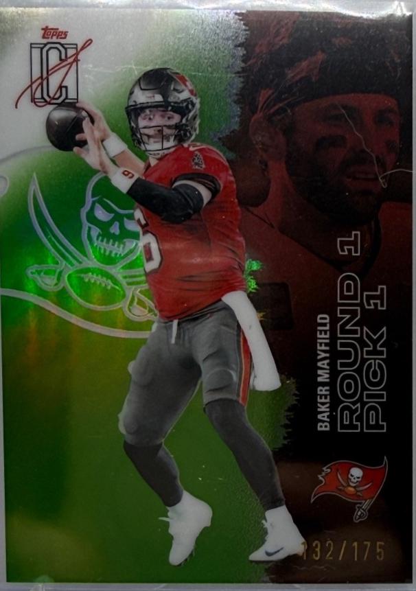Baker Mayfield [Lime Green Refractor Chrome] #50