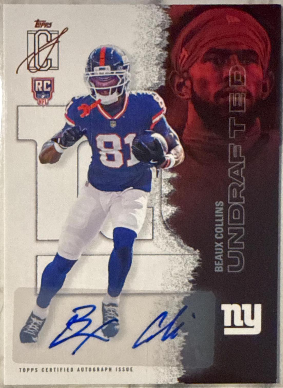 Beaux Collins [Autograph] #245