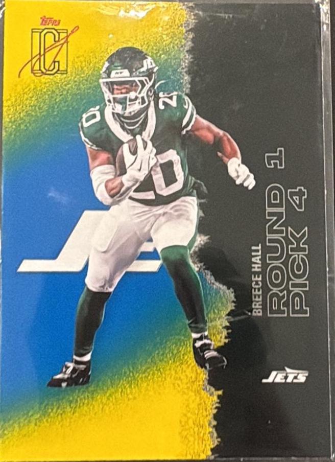 Breece Hall [Blue Yellow] #92