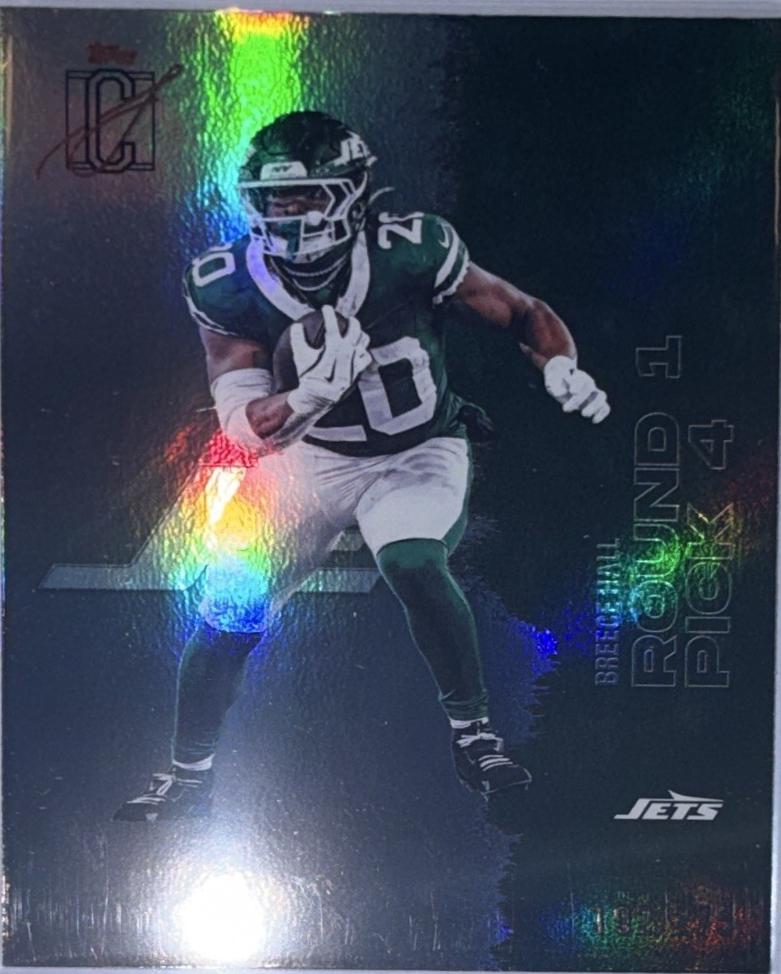 Breece Hall [Silver Refractor Chrome] #92