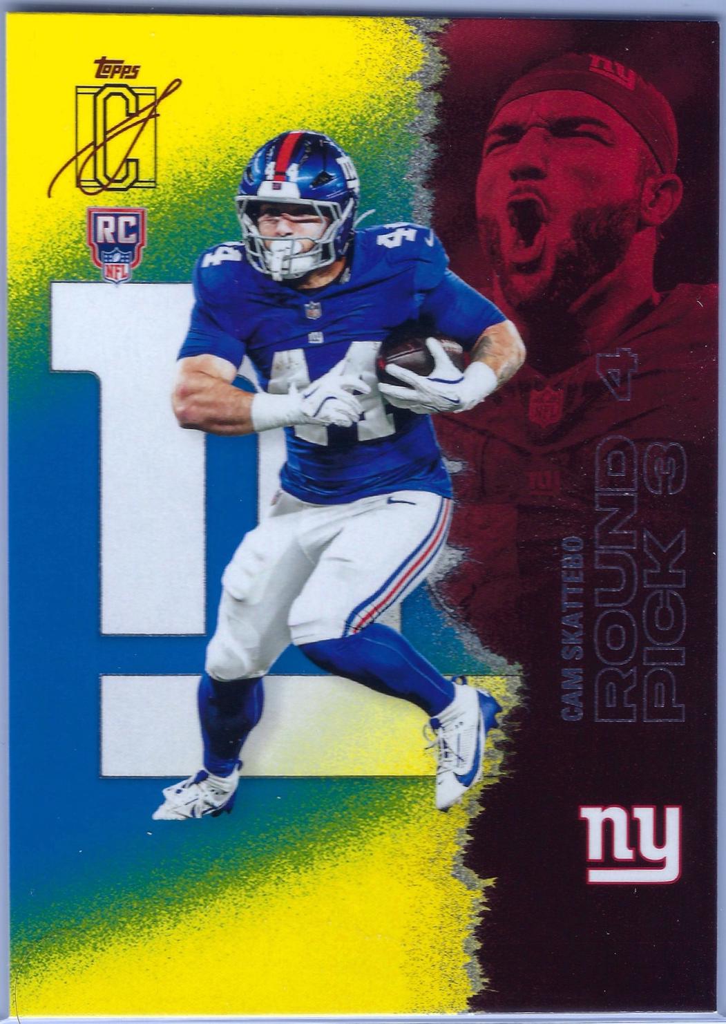 Cam Skattebo [Blue Yellow] #119