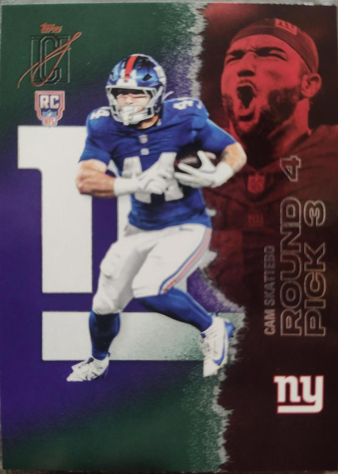 Cam Skattebo [Green Purple] #119