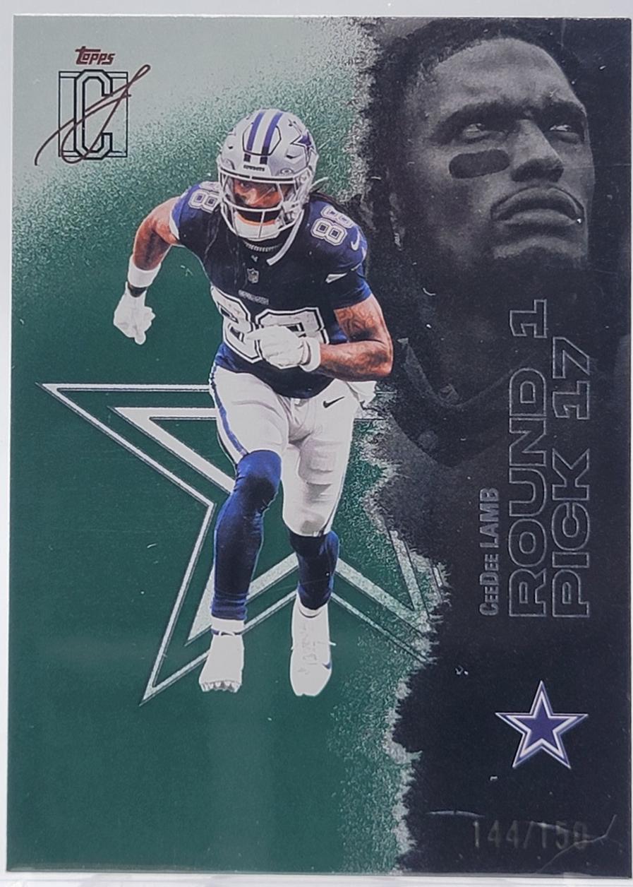 CeeDee Lamb [Green Autograph] #16