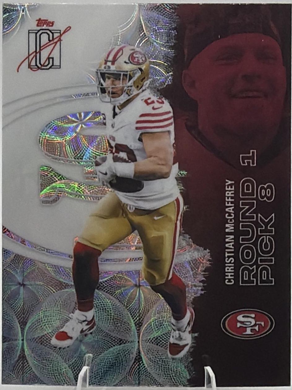 Christian McCaffrey [Kaleidoscope Refractor Chrome] #49