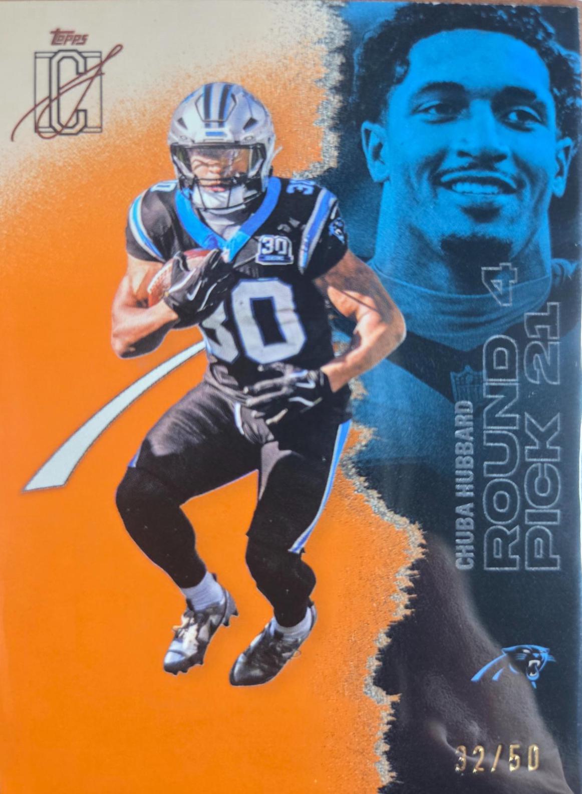 Chuba Hubbard [Orange] #66