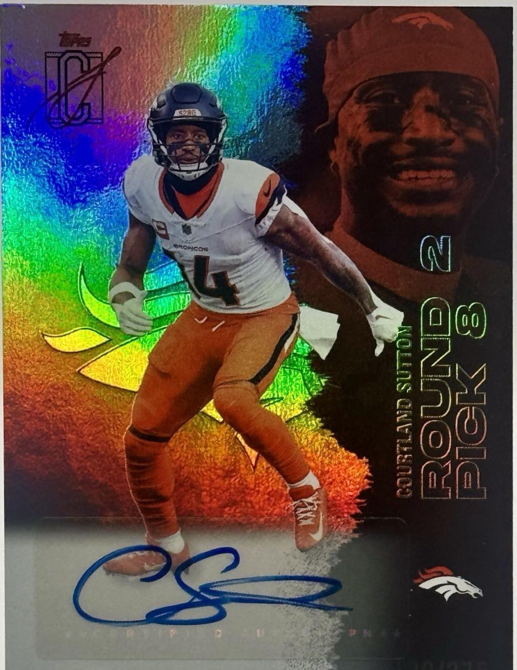 Courtland Sutton [Silver Autograph] #17